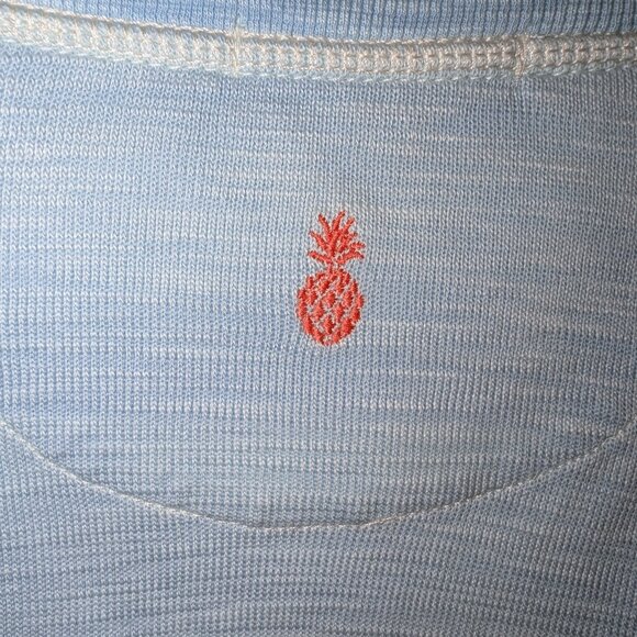 Tommy Bahama Men’s | Blue Tobago Bay Horizon Heavy Knit Crew | Size Large - Picture 5 of 8